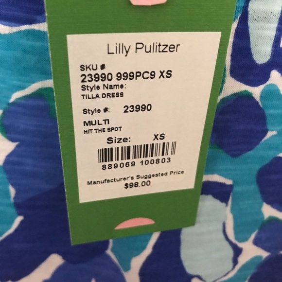 NWT Lilly Pulitzer Tilla Dress - Picture 4 of 4
